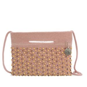 NWT The Sak Back to Bali Beaded Linden Convertible Crossbody Crochet Bag, Clutch
